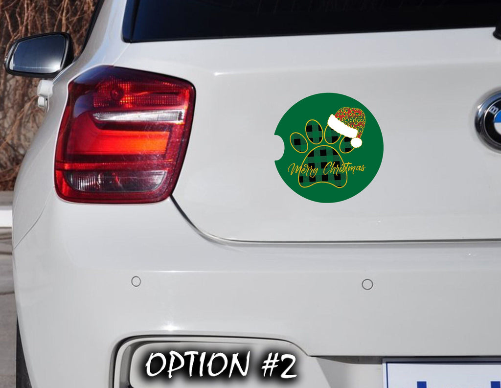 Merry Christmas Stickers, Holiday car decor, Dog bumper sticker, Christmas car decal bumper, Funny dog car decal, Dog window sticker