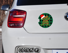 Load image into Gallery viewer, Merry Christmas Stickers, Holiday car decor, Dog bumper sticker, Christmas car decal bumper, Funny dog car decal, Dog window sticker
