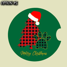 Load image into Gallery viewer, Christmas car decal bumper, Funny dog car decal, Merry Christmas Stickers, Holiday car decor, Dog bumper sticker, Dog window sticker