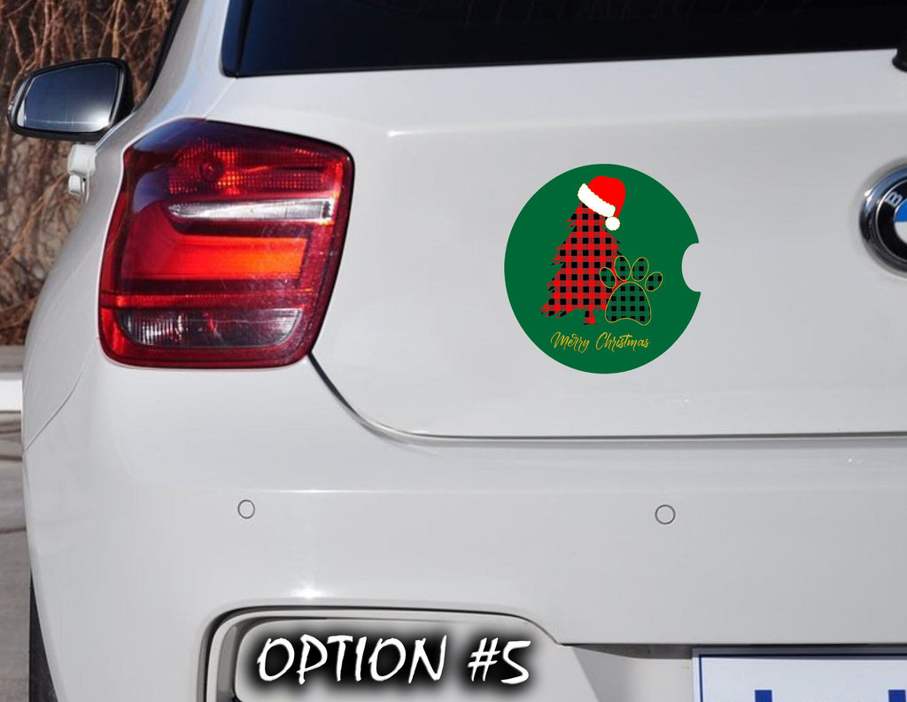 Christmas car decal bumper, Funny dog car decal, Merry Christmas Stickers, Holiday car decor, Dog bumper sticker, Dog window sticker