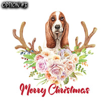 Load image into Gallery viewer, Holiday car decor, Christmas car decal bumper, Funny dog car decal, Merry Christmas Stickers, Dog bumper sticker, Dog window sticker