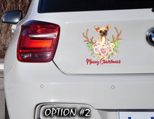 Load image into Gallery viewer, Funny dog car decal, Holiday car decor, Christmas car decal bumper, Merry Christmas Stickers, Dog bumper sticker, Dog window sticker