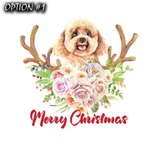 Load image into Gallery viewer, Christmas Car Bumper Sticker Decal, Funny dog car decal, Holiday car decor, Merry Christmas Stickers, Dog bumper sticker, Dog window sticker