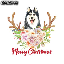 Load image into Gallery viewer, Funny dog car decal, Holiday car decor, Christmas Vinyl Decal, Merry Christmas Stickers, Dog bumper sticker, Dog window sticker