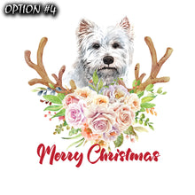 Load image into Gallery viewer, Funny dog car decal, Holiday car decor, Christmas Vinyl Decal, Merry Christmas Stickers, Dog bumper sticker, Dog window sticker