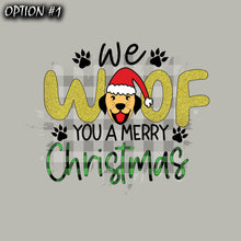 Load image into Gallery viewer, Funny dog car decal, Holiday car decor, Christmas car decal bumper, Merry Christmas Stickers, Dog bumper sticker, Dog window sticker