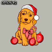 Load image into Gallery viewer, Dog window sticker, Merry Christmas Stickers, Dog bumper sticker, Funny dog car decal, Holiday car decor, Christmas car decal bumper