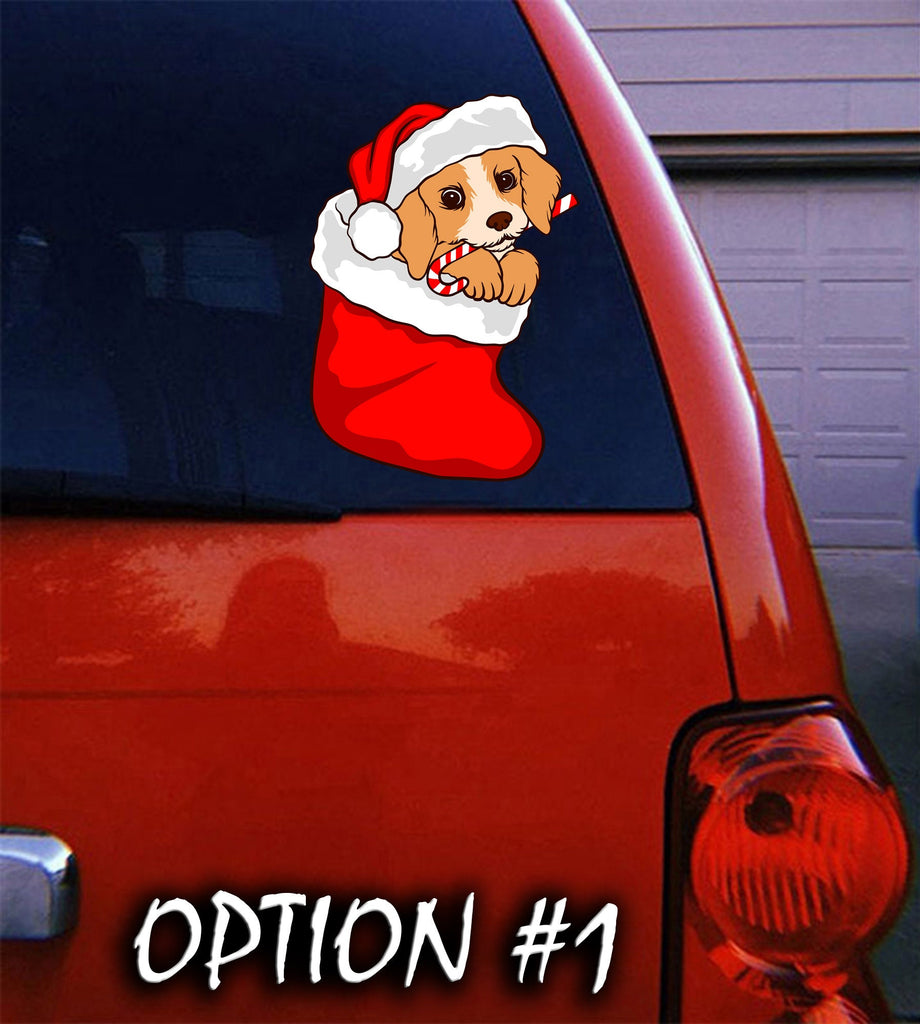 Christmas Vinyl Decal, Merry Christmas Decal, Christmas, Merry Christmas, Dog window sticker, Merry Christmas Stickers, Dog bumper sticker