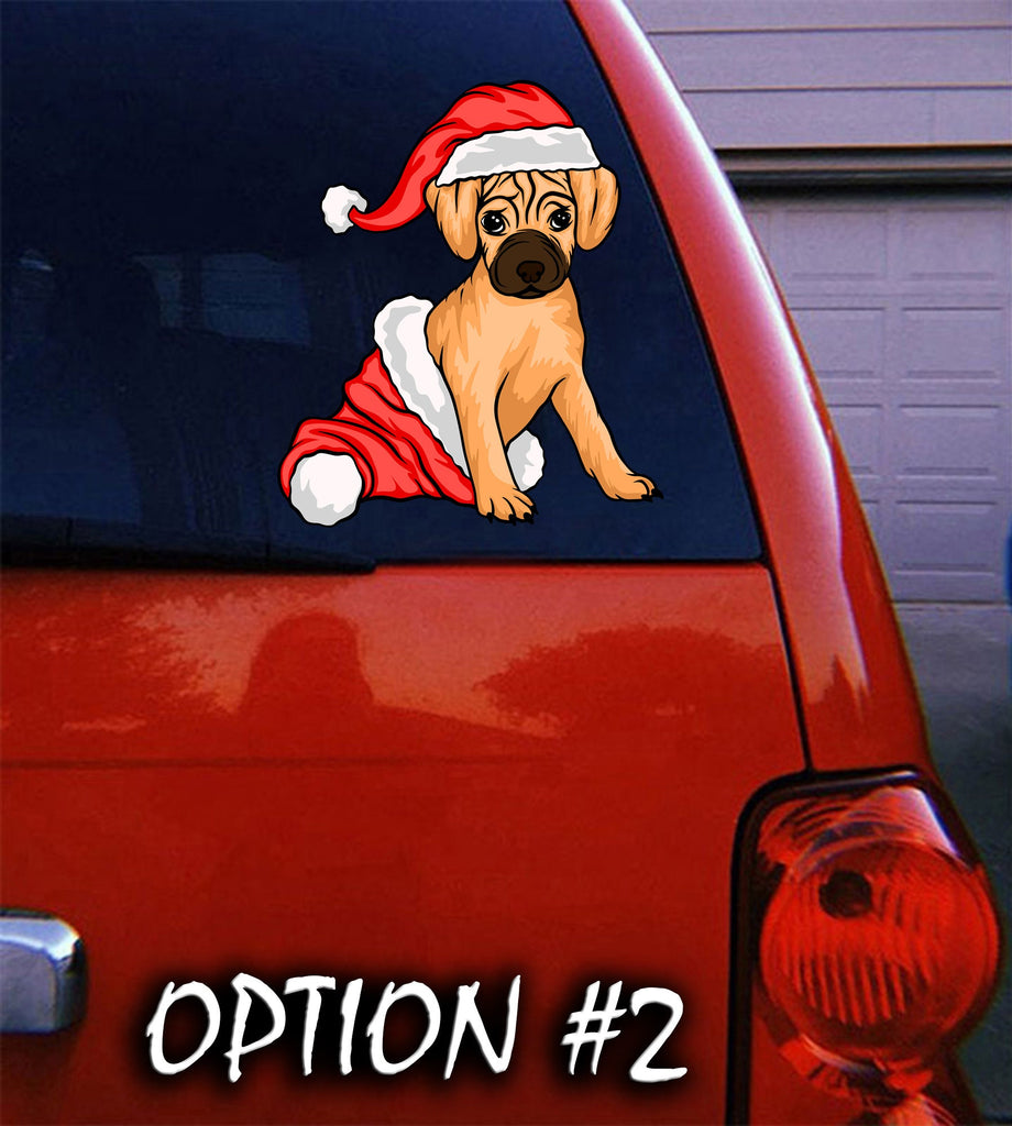 Christmas Vinyl Decal, Merry Christmas Decal, Christmas, Merry Christmas, Dog window sticker, Merry Christmas Stickers, Dog bumper sticker