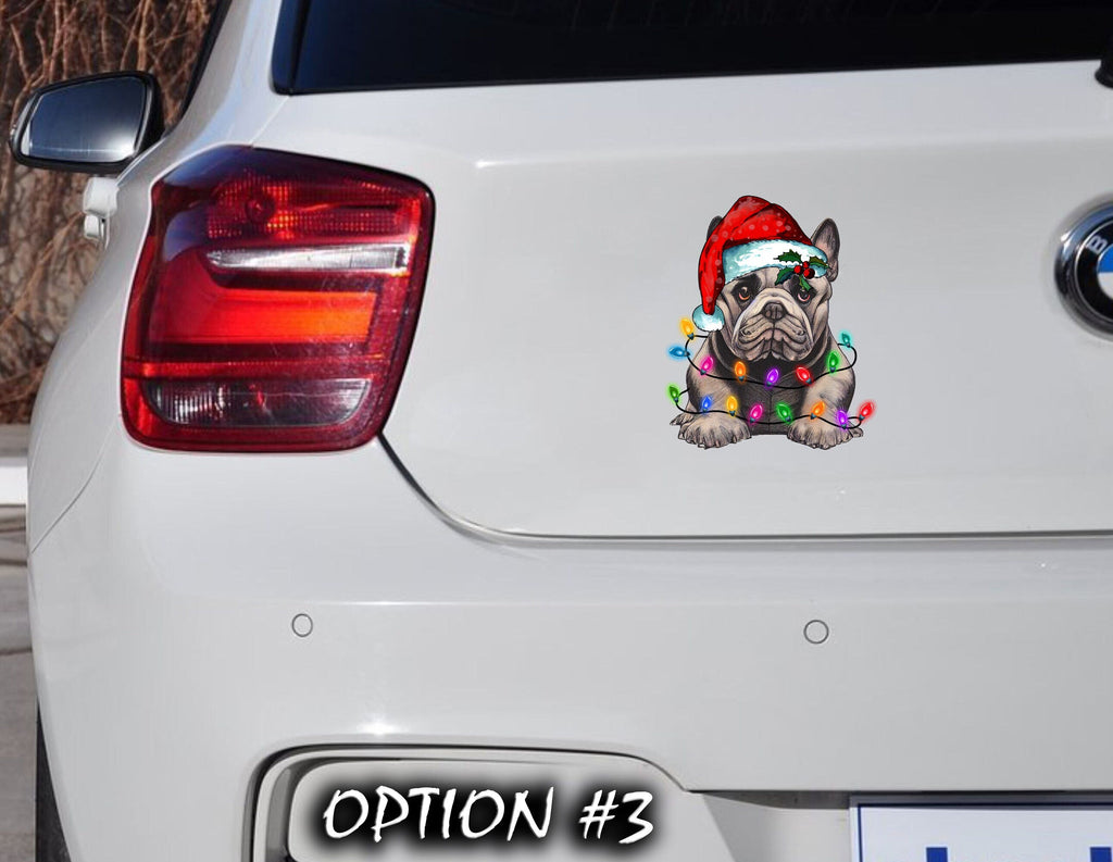 Dog bumper sticker, Christmas Vinyl Decal, Dog window sticker, Merry Christmas Stickers, Merry Christmas Decal, Christmas, Merry Christmas