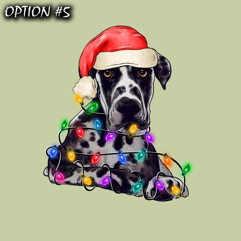 Holiday Decal, Merry And Bright Sticker, Christmas Sticker, Christmas Label, Dog bumper sticker, Christmas Vinyl Decal, Dog window sticker