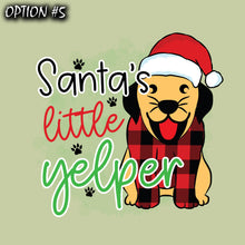 Load image into Gallery viewer, Dog window sticker, Holiday Decal, Christmas Label, Dog bumper sticker, Christmas Vinyl Decal, Merry And Bright Sticker, Christmas Sticker