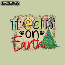 Load image into Gallery viewer, Holiday Decal, Christmas Vinyl Decal, Christmas Label, Dog bumper sticker, Dog window sticker, Merry And Bright Sticker, Christmas Sticker