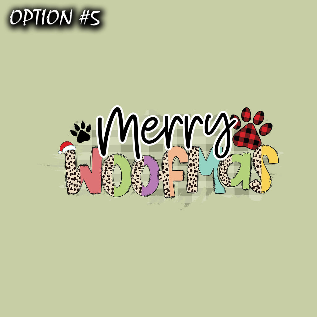 Holiday Decal, Christmas Vinyl Decal, Christmas Label, Dog bumper sticker, Dog window sticker, Merry And Bright Sticker, Christmas Sticker
