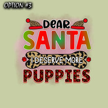 Load image into Gallery viewer, Christmas car decal bumper, Dog bumper sticker, Dog window sticker, Merry Christmas Stickers, Funny dog car decal, Holiday car decor