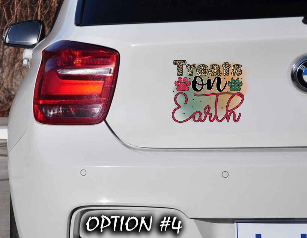 Holiday car decor, Merry Christmas Stickers, Dog window sticker, Christmas car decal bumper, Dog bumper sticker, Funny dog car decal