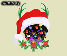 Load image into Gallery viewer, Dog window sticker, Holiday car decor, Christmas car sticker, Funny dog car decal, Dog bumper sticker, Christmas car decal bumper