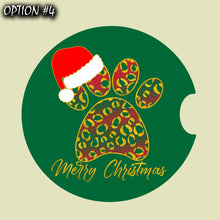 Load image into Gallery viewer, Gift Christmas Dog Stickers, Christmas car decal bumper, New Year's car sticker, Holiday car decor, Dog bumper sticker, Car glass sticker