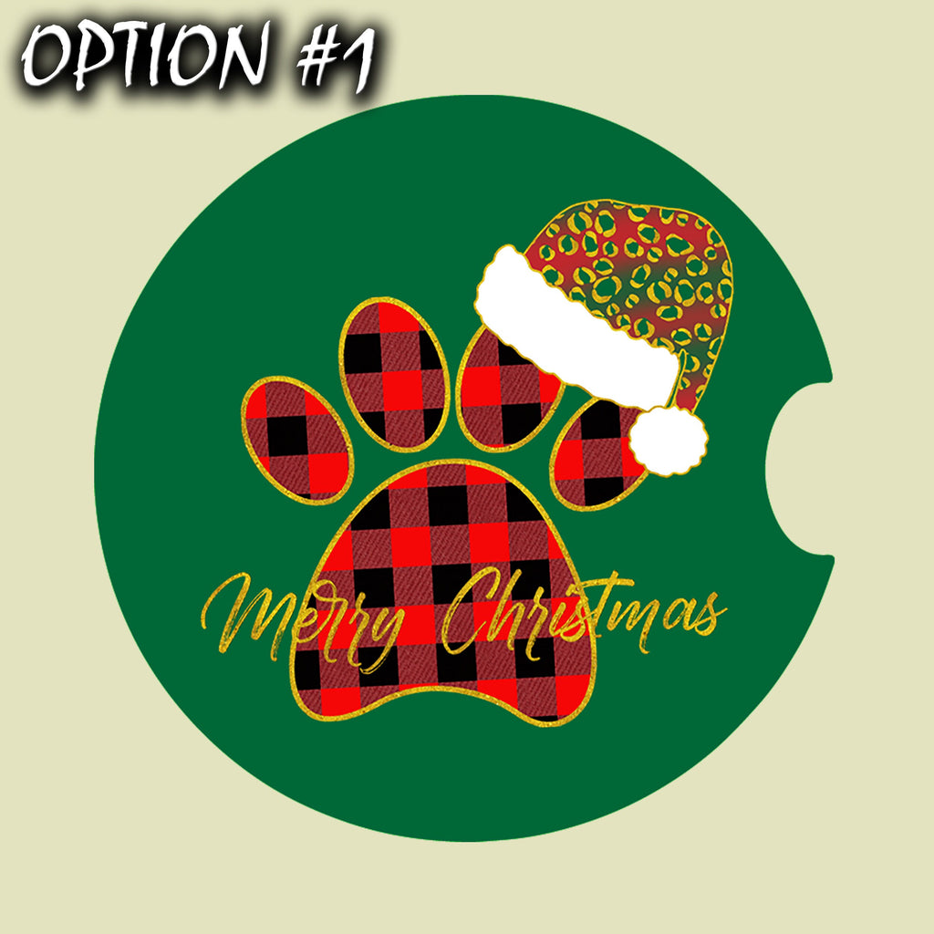Gift Christmas Dog Stickers, Christmas car decal bumper, New Year's car sticker, Holiday car decor, Dog bumper sticker, Car glass sticker