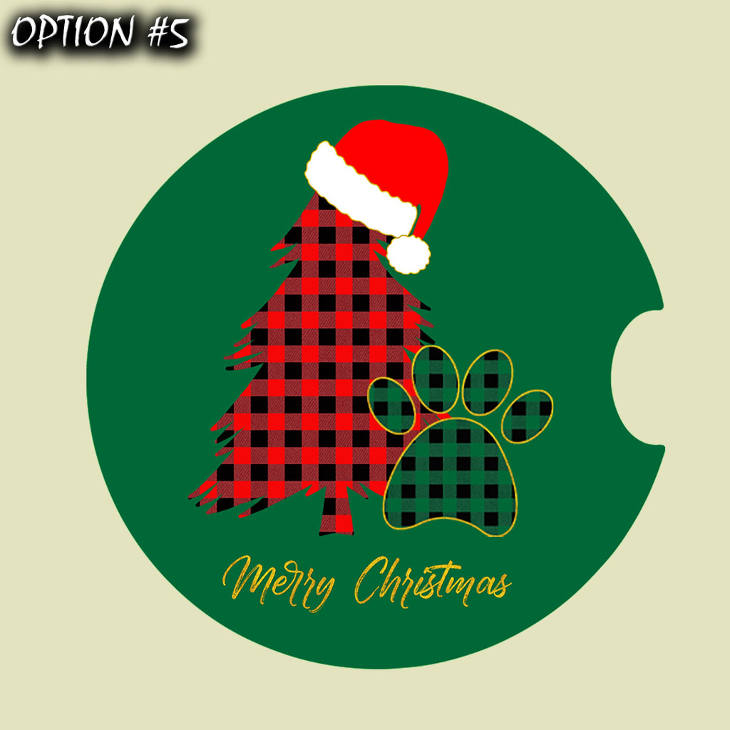 New Year's car sticker, Dog Paw sticker dog car decal, Dog window sticker, Holiday car decor, Dog bumper sticker, Christmas car decal car