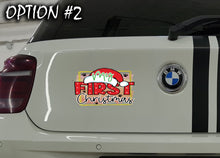 Load image into Gallery viewer, Holiday car decor, Merry Christmas Stickers, Dog window sticker, Christmas car decal bumper, Holiday car decor, Dog bumper sticker
