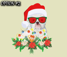 Load image into Gallery viewer, Christmas car decal bumper, Funny dog car decal, Holiday car decor, Christmas Doggie stickers, Christmas car sticker, Dog bumper sticker