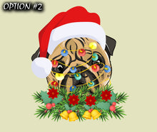 Load image into Gallery viewer, Dog bumper sticker, Pet christmas decor, Christmas car decal bumper, Funny dog car decal, Holiday car decor, Christmas car sticker