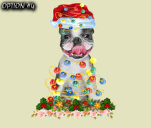 Load image into Gallery viewer, Holiday car decor, Christmas car sticker, Dog bumper sticker, Christmas car decal bumper, Funny dog car decal, Dog window sticker