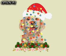 Load image into Gallery viewer, Holiday car decor, Christmas car sticker, Dog bumper sticker, Christmas car decal bumper, Funny dog car decal, Dog window sticker