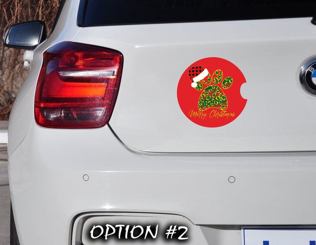 Christmas car decal bumper, Funny dog car decal, Merry Christmas Stickers, Holiday car decor, Dog bumper sticker, Dog window sticker