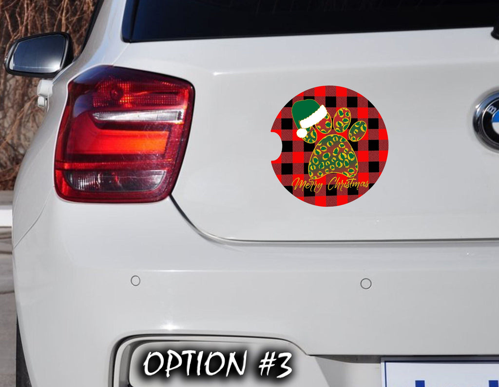 Christmas car decal bumper, Funny dog car decal, Merry Christmas Stickers, Holiday car decor, Dog bumper sticker, Dog window sticker