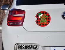 Load image into Gallery viewer, Christmas car decal bumper, Funny dog car decal, Merry Christmas Stickers, Holiday car decor, Dog bumper sticker, Dog window sticker