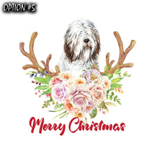 Load image into Gallery viewer, Holiday car decor, Christmas car decal bumper, Funny dog car decal, Merry Christmas Stickers, Dog bumper sticker, Dog window sticker