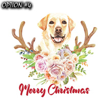 Load image into Gallery viewer, Christmas Santa Claus Vinyl Decal, Funny dog car decal, Holiday car decor, Merry Christmas Stickers, Dog bumper sticker, Dog window sticker