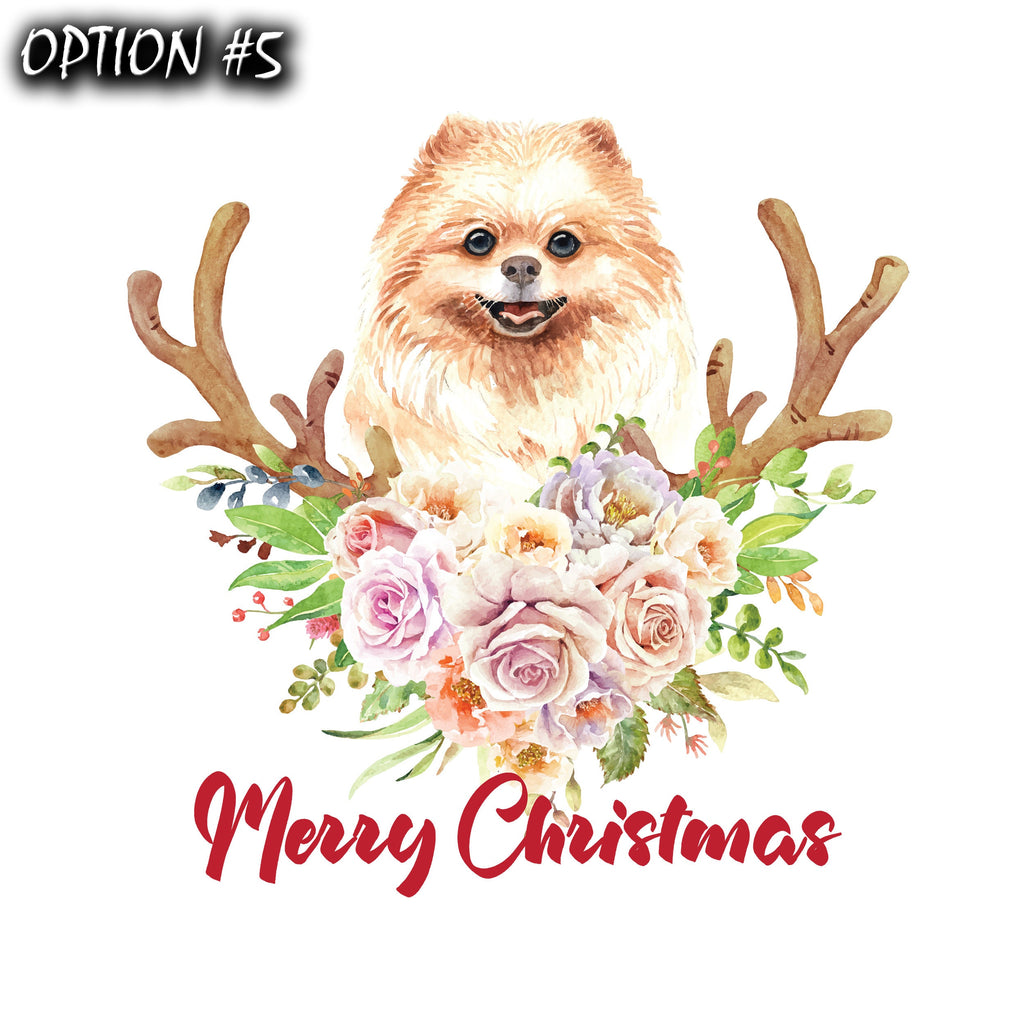 Christmas Santa Claus Vinyl Decal, Funny dog car decal, Holiday car decor, Merry Christmas Stickers, Dog bumper sticker, Dog window sticker
