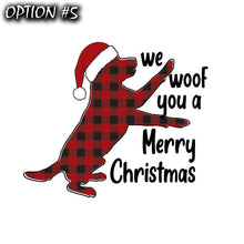 Load image into Gallery viewer, Funny dog car decal, Holiday car decor, Christmas Vinyl Decal, Merry Christmas Stickers, Dog bumper sticker, Dog window sticker