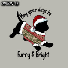 Load image into Gallery viewer, Holiday car decor, Christmas car decal bumper, Funny dog car decal, Merry Christmas Stickers, Dog bumper sticker, Dog window sticker