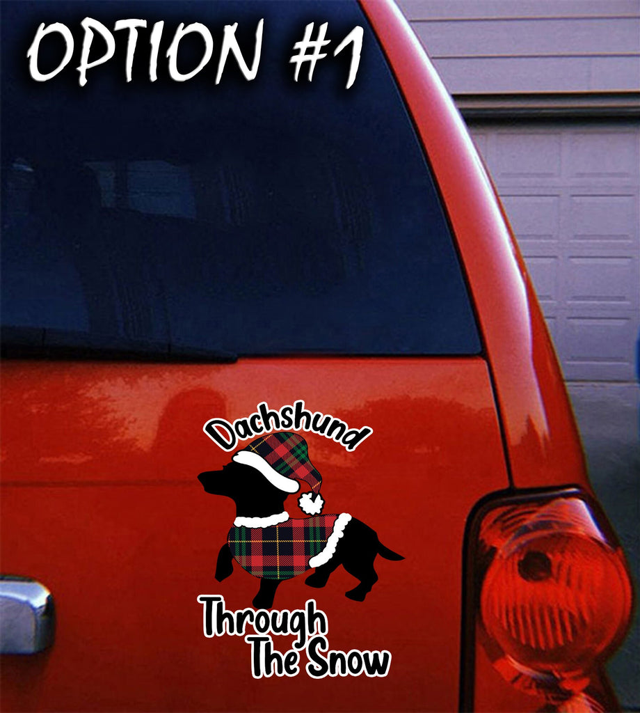 Holiday car decor, Christmas car decal bumper, Funny dog car decal, Merry Christmas Stickers, Dog bumper sticker, Dog window sticker