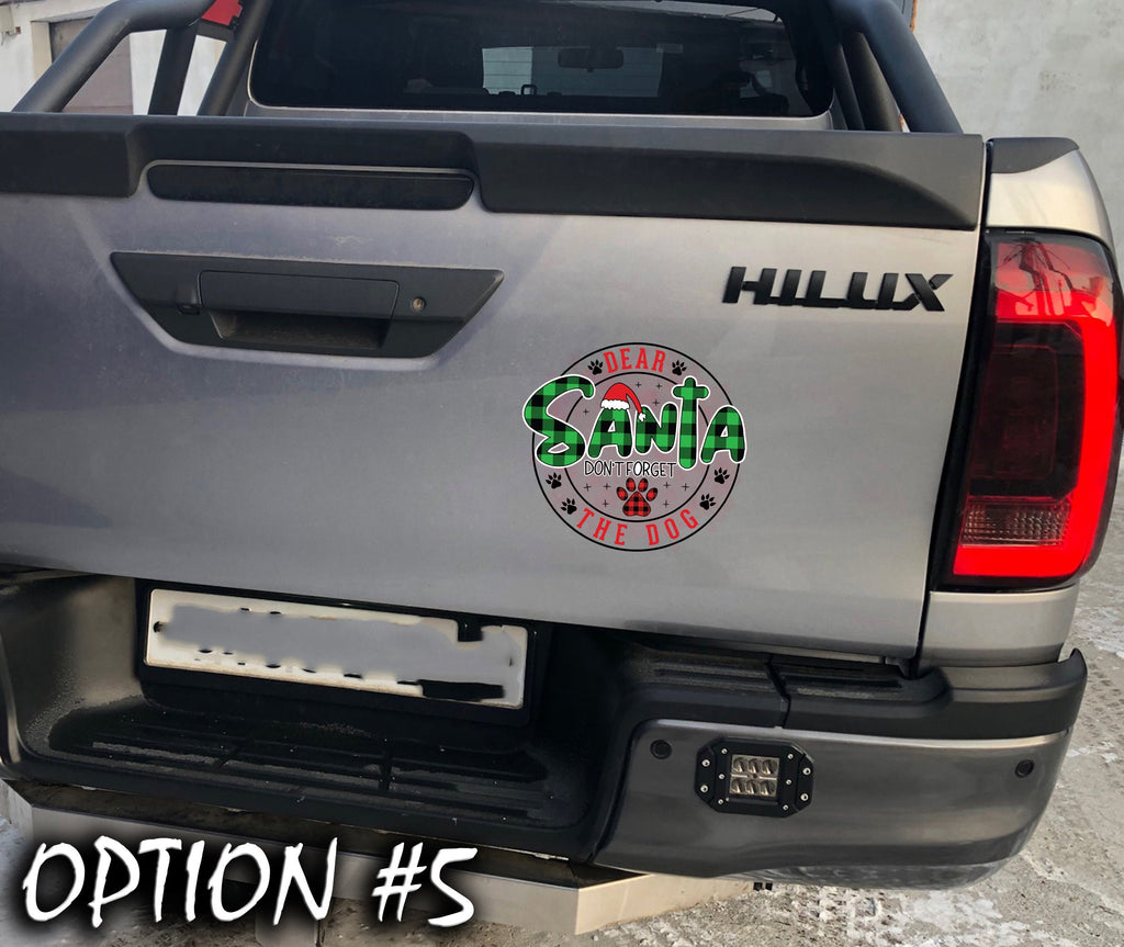 Funny dog car decal, Holiday car decor, Christmas car decal bumper, Merry Christmas Stickers, Dog bumper sticker, Dog window sticker