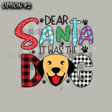 Load image into Gallery viewer, Funny dog car decal, Holiday car decor, Christmas car decal bumper, Merry Christmas Stickers, Dog bumper sticker, Dog window sticker