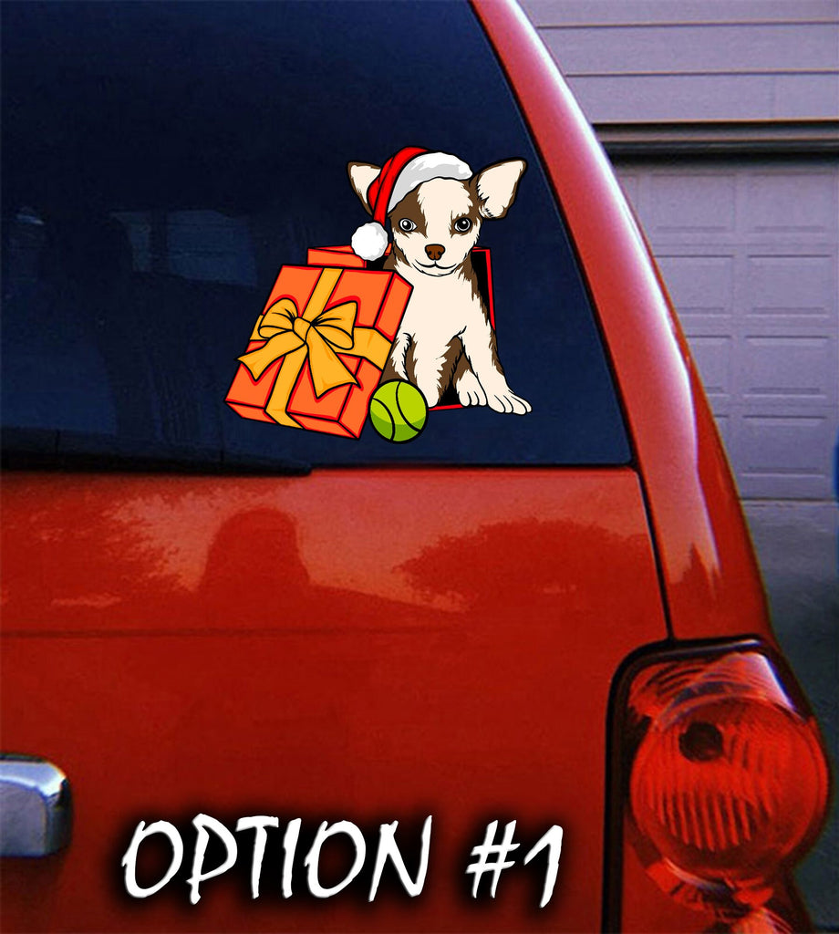 Merry Christmas Stickers, Dog bumper sticker, Dog window sticker, Funny dog car decal, Holiday car decor, Christmas car decal bumper