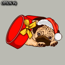 Load image into Gallery viewer, Dog window sticker, Merry Christmas Stickers, Dog bumper sticker, Funny dog car decal, Holiday car decor, Christmas car decal bumper
