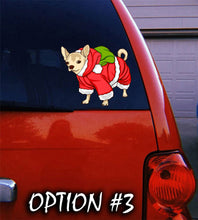 Load image into Gallery viewer, Christmas Vinyl Decal, Merry Christmas Decal, Christmas, Merry Christmas, Dog window sticker, Merry Christmas Stickers, Dog bumper sticker