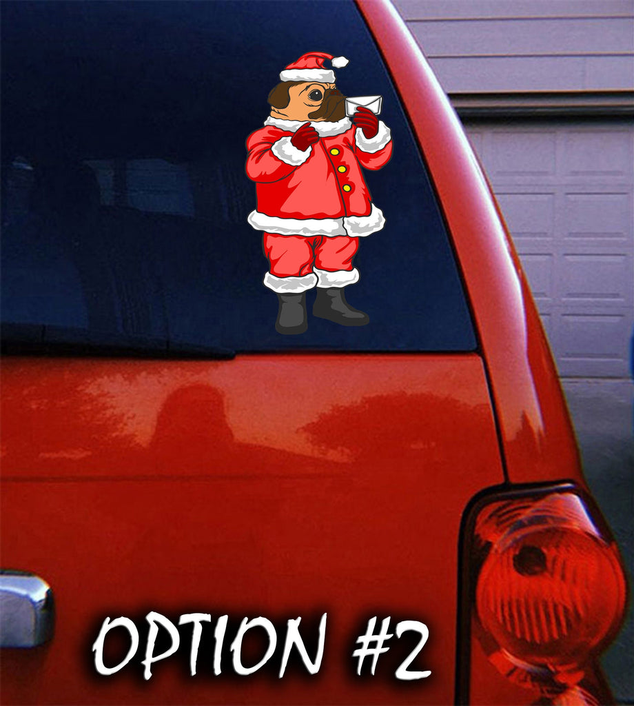 Dog window sticker, Merry Christmas Stickers, Dog bumper sticker, Christmas Vinyl Decal, Merry Christmas Decal, Christmas, Merry Christmas