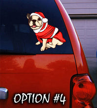 Load image into Gallery viewer, Dog window sticker, Merry Christmas Stickers, Dog bumper sticker, Christmas Vinyl Decal, Merry Christmas Decal, Christmas, Merry Christmas