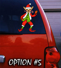 Load image into Gallery viewer, Dog window sticker, Merry Christmas Stickers, Dog bumper sticker, Christmas Vinyl Decal, Merry Christmas Decal, Christmas, Merry Christmas