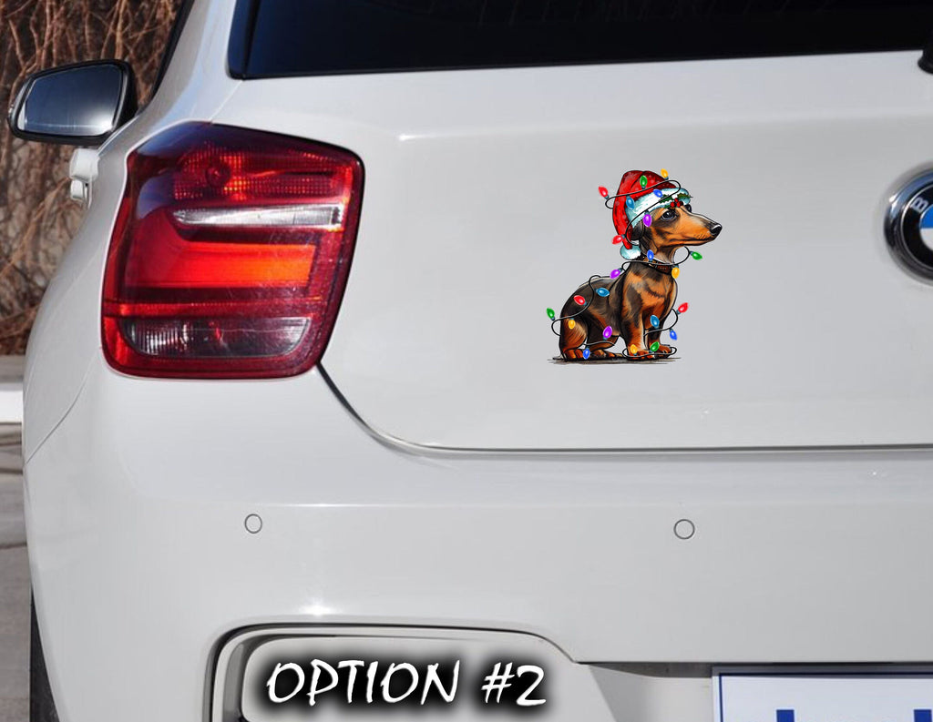 Dog bumper sticker, Christmas Vinyl Decal, Dog window sticker, Merry Christmas Stickers, Merry Christmas Decal, Christmas, Merry Christmas