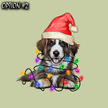 Load image into Gallery viewer, Christmas Label, Dog bumper sticker, Christmas Vinyl Decal, Dog window sticker, Holiday Decal, Merry And Bright Sticker, Christmas Sticker