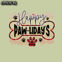 Load image into Gallery viewer, Christmas Label, Dog bumper sticker, Dog window sticker, Holiday Decal, Christmas Vinyl Decal, Merry And Bright Sticker, Christmas Sticker