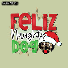 Load image into Gallery viewer, Holiday Decal, Christmas Vinyl Decal, Christmas Label, Dog bumper sticker, Dog window sticker, Merry And Bright Sticker, Christmas Sticker